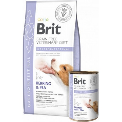 Brit Veterinary Diet Dog Grain Free Gastrointestinal Salmon with Pea 400 g