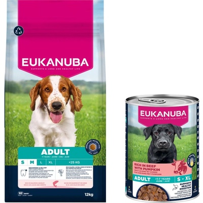 Eukanuba Premium Nutrition Adult Small & Medium Breed Salmon 12 kg