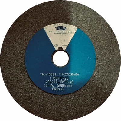 Tyrolit 49C240J10V40 Brúsny kotúč 150 x 10 x 20 mm 240 T416321