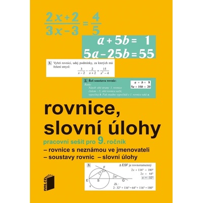 Rovnice a slovní úlohy 2 -pracovní sešit – Hledejceny.cz