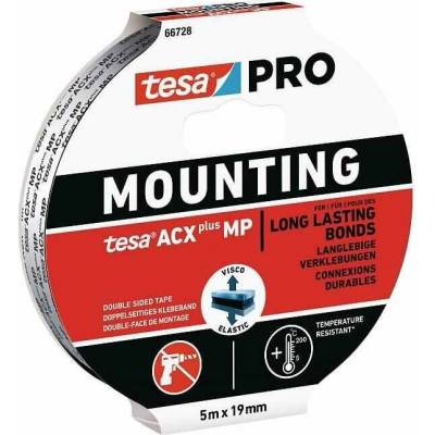 Tesa 66728 Montážna páska vysokej kvality 5 m x 19 mm čierna 66728-00005-00