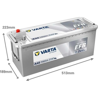 Varta Promotive EFB 12V 140Ah 800A 640 500 080