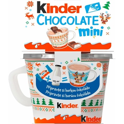 Kinder Chocolate mini, čokoládky v Hrnčeku 102 g