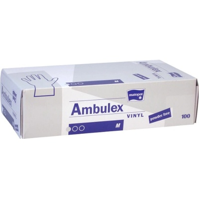 Ambulex Vinyl Rukavice vinylové nepudrované nesterilní 100 ks – Hledejceny.cz