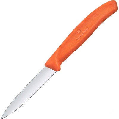 Victorinox Nôž na ovocie a zeleninu, 8 cm, rovný, hladká čepeľ, oranžový 6.7609.C1