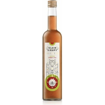 Vlčie sirupy Mango čierny čaj 1 l