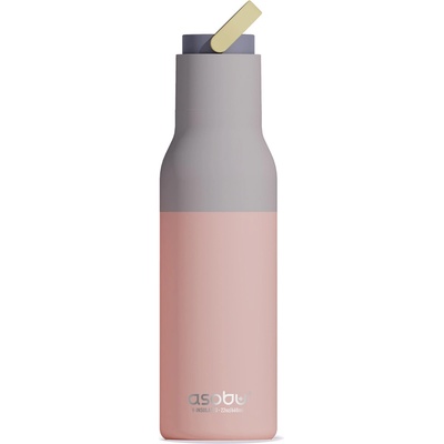 Asobu Metro izolovaná lahev Puramic 650 ml pastelově růžová
