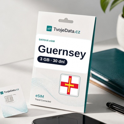 eSIM Guernsey 3 GB / 29 dní