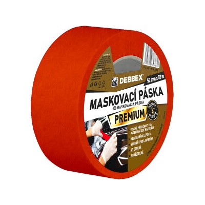 Debbex Premium Maskovacia páska 50 mm x 50 m