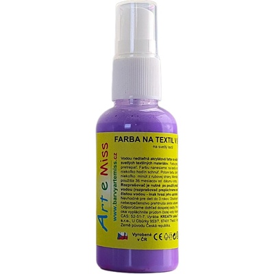 Artemiss Farba na textil v spreji 82 neón fialová 200 g