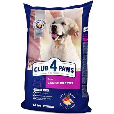 Club4Paws Premium Adult Large s kačacim mäsom 14 kg