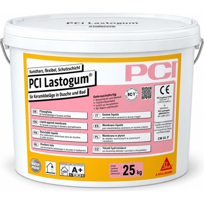 PCI Lastogum tekutá hydroizolácia pod obklady do kúpeľní a spŕch 25 kg – sivá