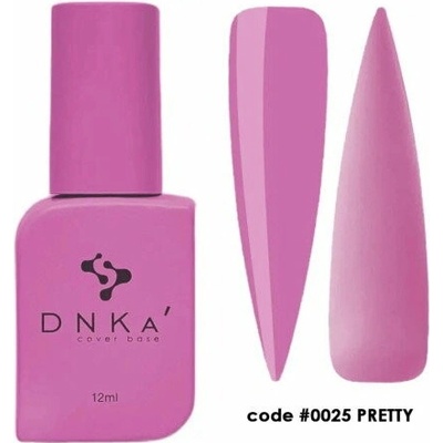 DNKa' Rubber Cover Base 0025 Pretty 12 ml růžová gumová báze