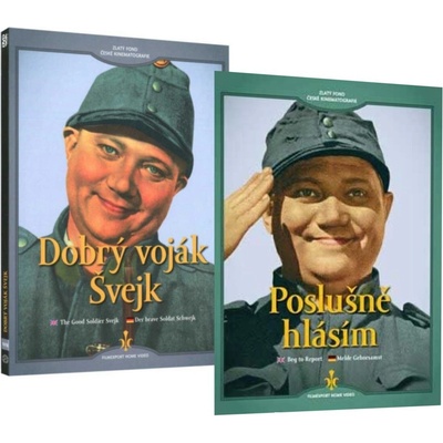 Dobrý voják Švejk Poslušně hlásím 2DVD – Hledejceny.cz