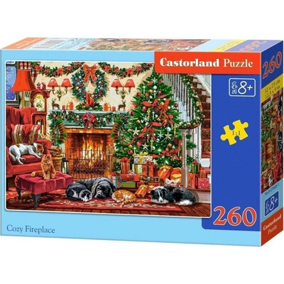 Castorland Útulný krb 260 dielov