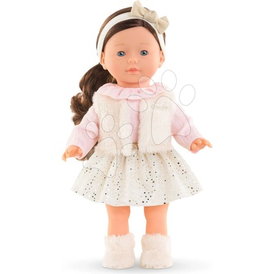 Corolle Elise Enchanted Woods Ma Corolle dlouhé hnědé vlasy a modré mrkací oči v zimním outfitu 36 cm