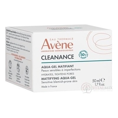 Avene Cleanance Matující AQUA-GEL citlivá pleť se sklonem k nedokonalostem 50 ml