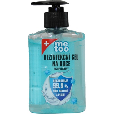 Me too dezinfekční gel na ruce s dávkovačem 250 ml