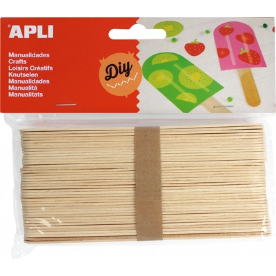 Apli Nanuková dřívka 114 x 10 x 2 mm mix barev 50 ks – Hledejceny.cz