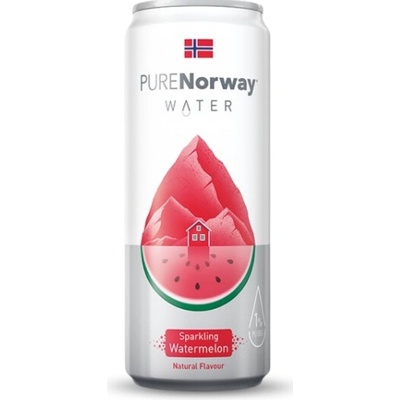 Det Norske Brenneri Harahorn Pure Norway Sparkling Watermelon 0,33 l