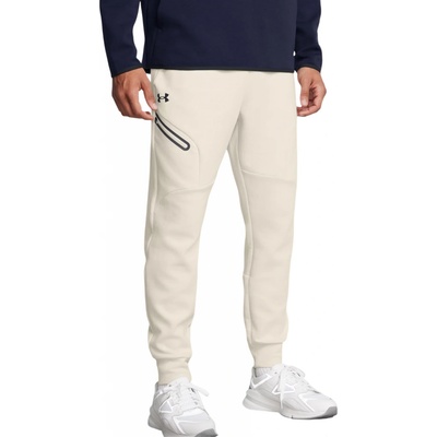 Under Armour Unstoppable FLEECE pánské tepláky béžová