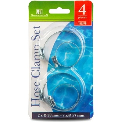 GARDEN OF EDEN 11357B Sada spon na hadici 32-42mm 4ks