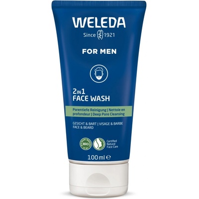 Weleda Gel na obličej 2In1 Face Wash And Beard 100 ml – Hledejceny.cz