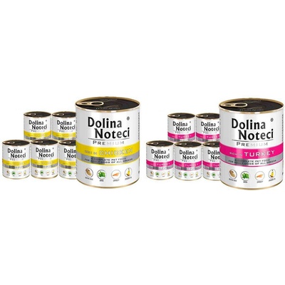 Dolina Noteci Premium bohatá na kuracie a morčacie mäso 24 x 800 g