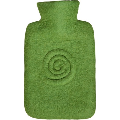 Hugo Frosch Classic Spiral, plstěný obal z 100 % ovčí merino vlny, zelený