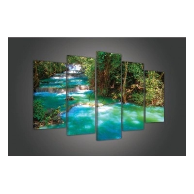 Obraz na plátne viacdielny - OB3447 - Vodopád 100cm x 60cm - S17