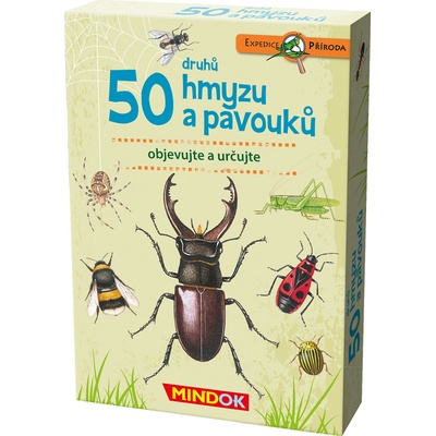 Mindok Expedice příroda: 50 druhů hmyzu a pavouků – Hledejceny.cz