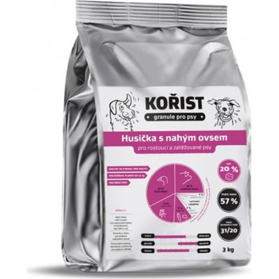 Kořist Husička s nahým ovsem 31/20 3 kg