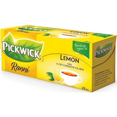 Pickwick Ranný čierny s citrónom 25 x 1,75 g