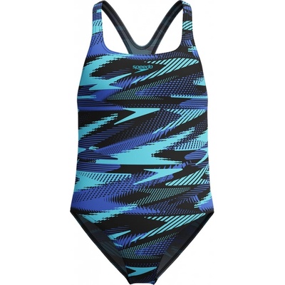 Speedo Girls HyperBoom Allover Medalist cobalt pop