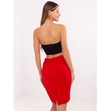 Dámská sukně s kapsami a šňůrkou rv-sd-4793-1.32 red