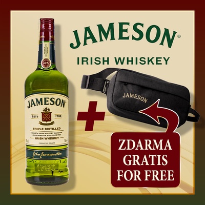 Jameson Irská Whisky 40% 1 l (holá láhev)