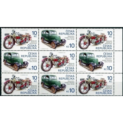 Česká pošta (2013) č. 768 - 769 ** - 9-bl (2) - Česká republika - Historické dopravní prostředky