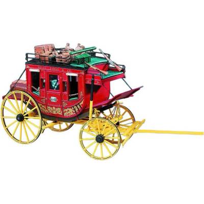 AMATI Poštovní kočár Wells Fargo kit 1:10