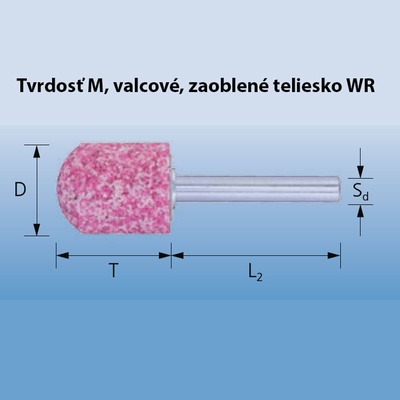 Pferd 31406254 | Valcové, zaoblené teliesko WR 13x20x6 mm, ADW 46 M 5 V