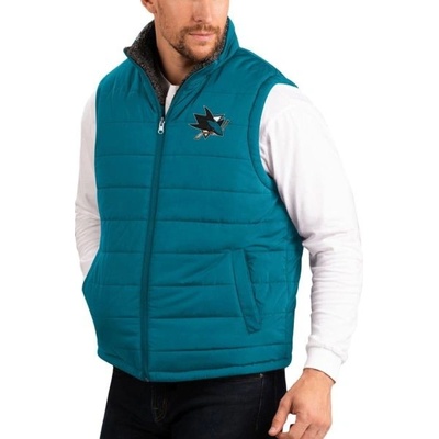 G-III pánská oboustranná vesta San Jose Sharks Power Hitter Reversible Vest San Jose Sharks