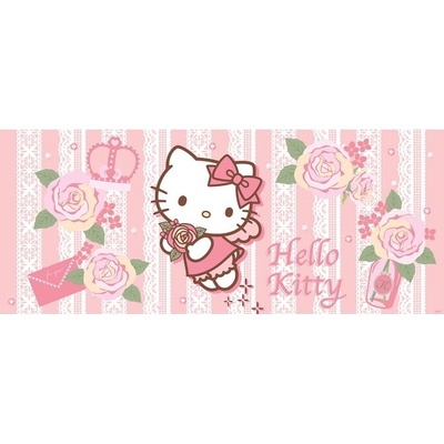 Preinterier FT2376 Fototapeta na stenu Hello Kitty z lásky vlies 250cm x 104cm