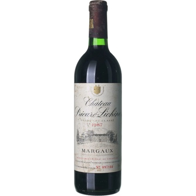 Château Prieuré-Lichine Margaux Grand Cru suché červené 1987 0,75 l (holá láhev)