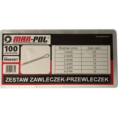 Závlačky 100 ks. M66487 - MAR-POL