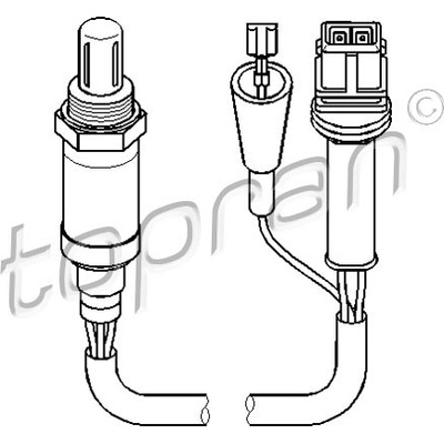 Lambda sonda TOPRAN 107 542