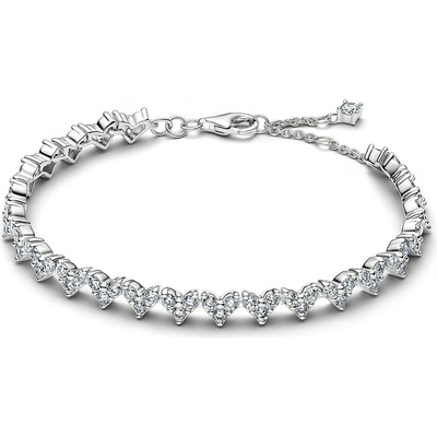 Pandora Strieborný náramok so srdiečkami Timeless 594390C01 16 cm