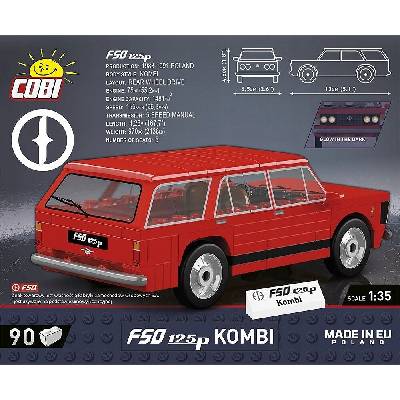 Cobi 24603 FSO 125p kombi, 1:35, 90 kostek