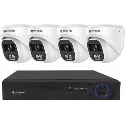 Securia Pro IP 4 kamerový systém NVR4CHV6S W DOME