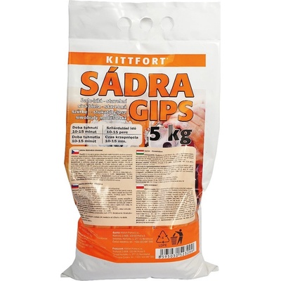 Sádra stavební šedá Kittfort 5 kg