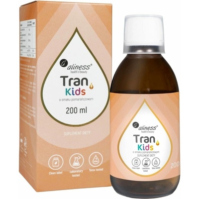 Aliness Olej z tresčej pečene KIDS Pomaranč 200 ml