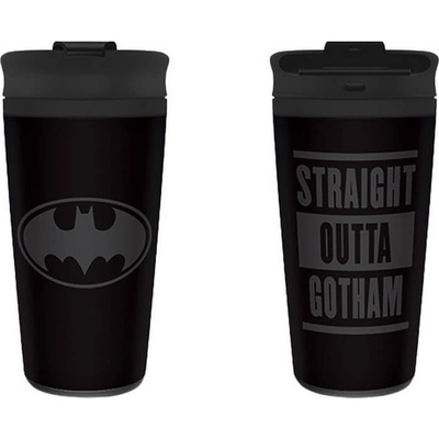 Pyramid International Cestovní hrnek Batman Straight Outta Gotham 0,425 l